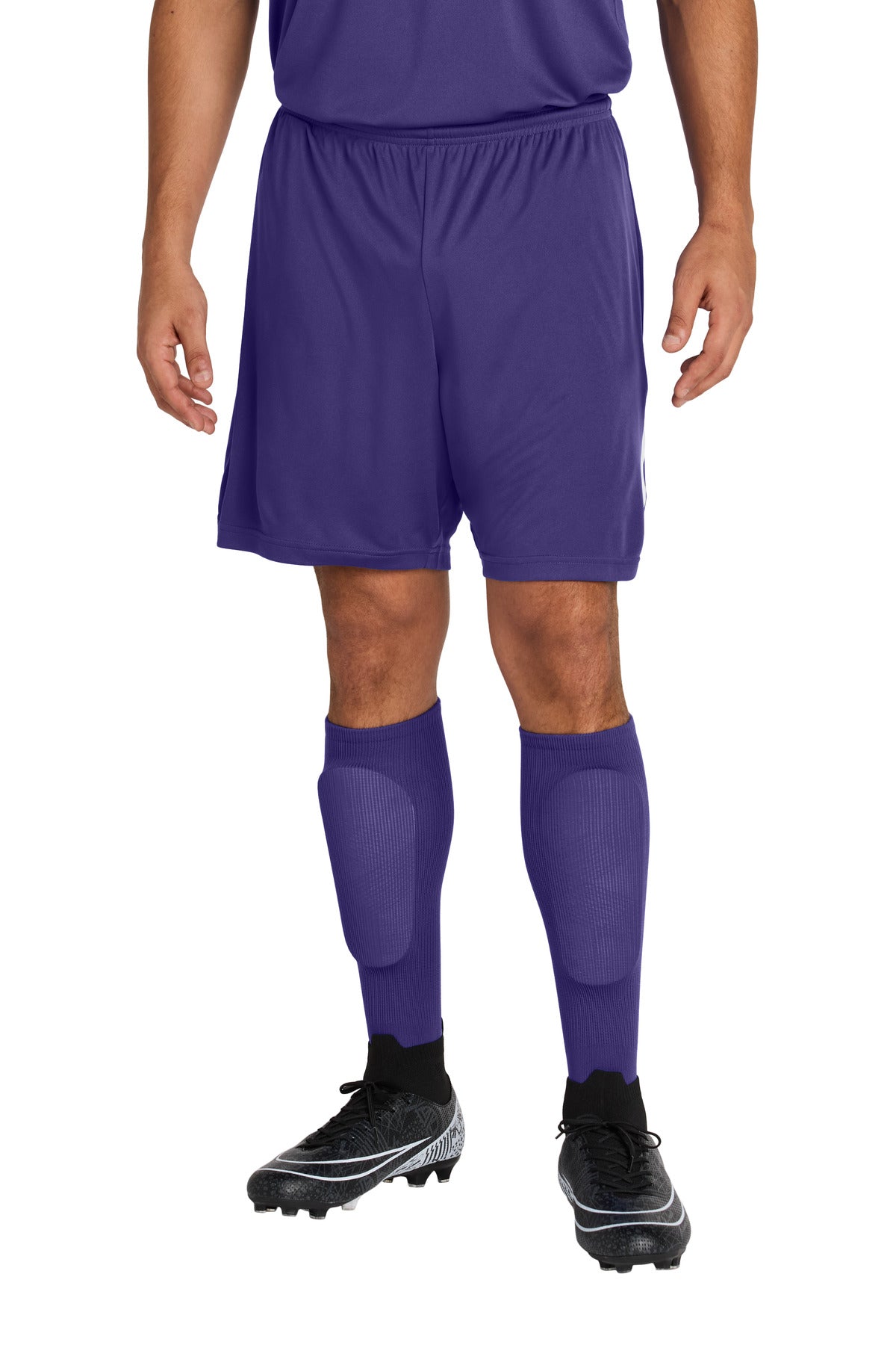 Front View of Purple Sport-Tek All Sport OTC Socks STA05