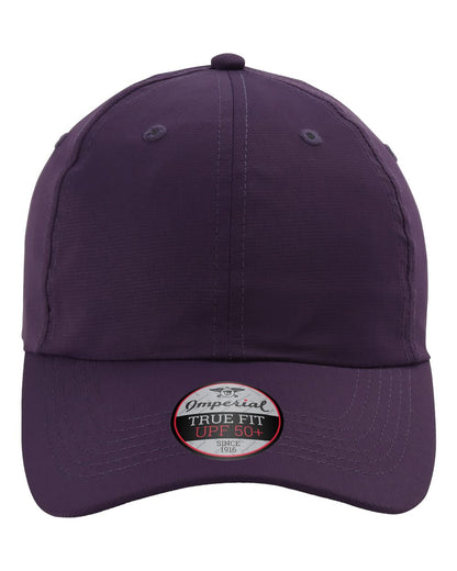 Front View of Purple The Original Performance Cap - X210P