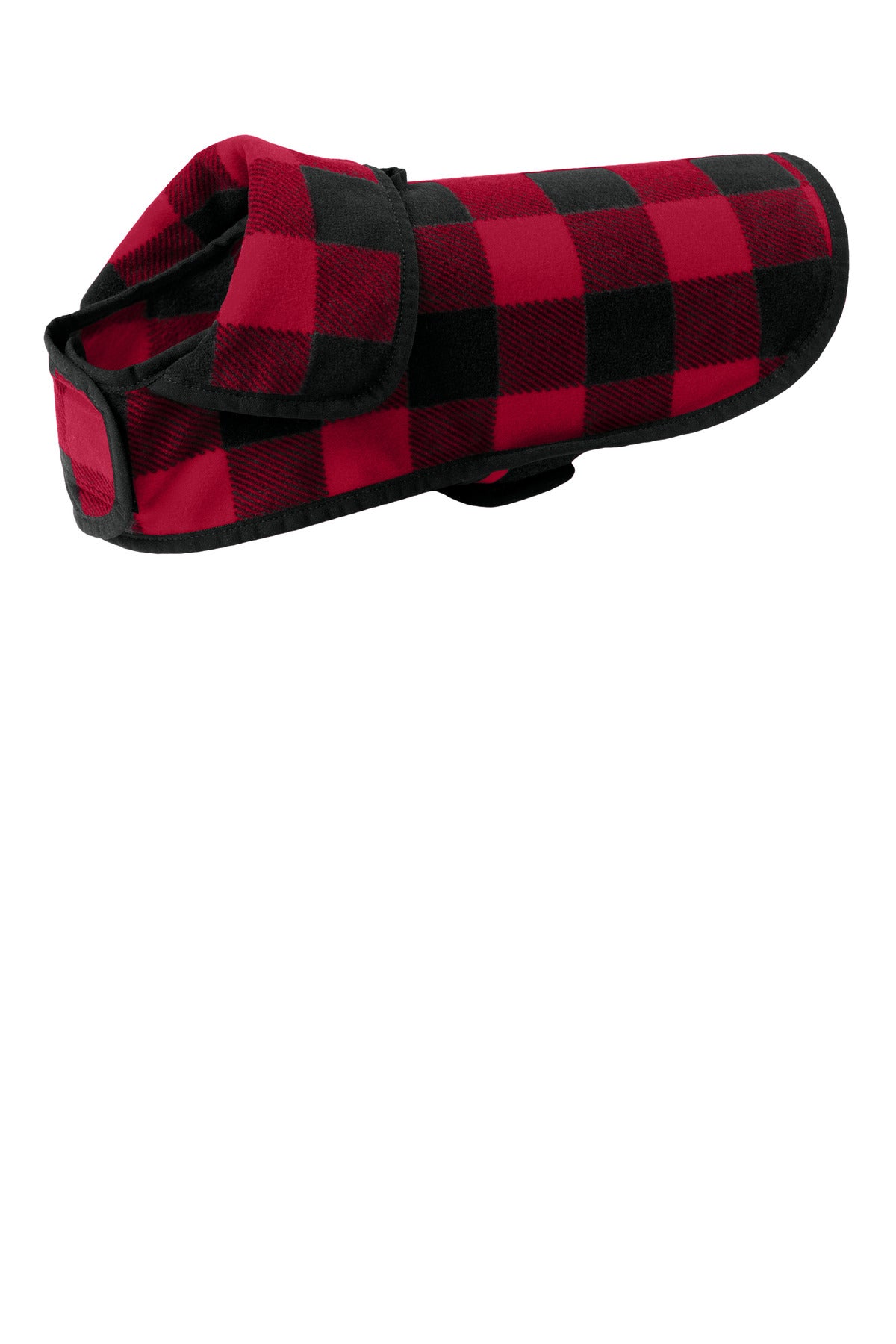 Front View of R/BkBfflCk Port Authority Pet Fleece Jacket PE100