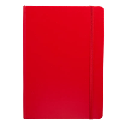 Front View of Red LEUCHTTURM1917 5.75" x 8.25" Hardcover Notebook plain