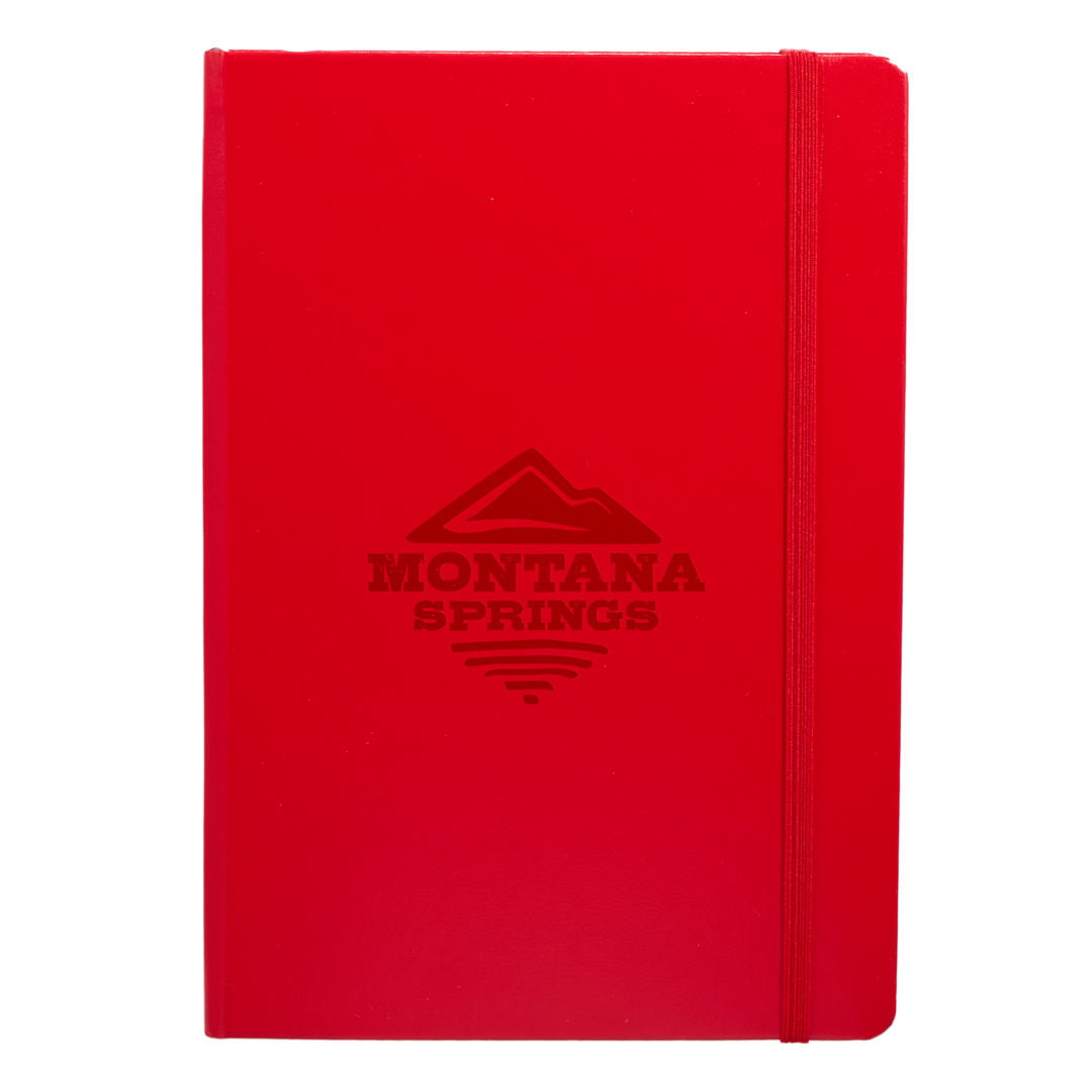 Front View of Red LEUCHTTURM1917 5.75" x 8.25" Hardcover Notebook