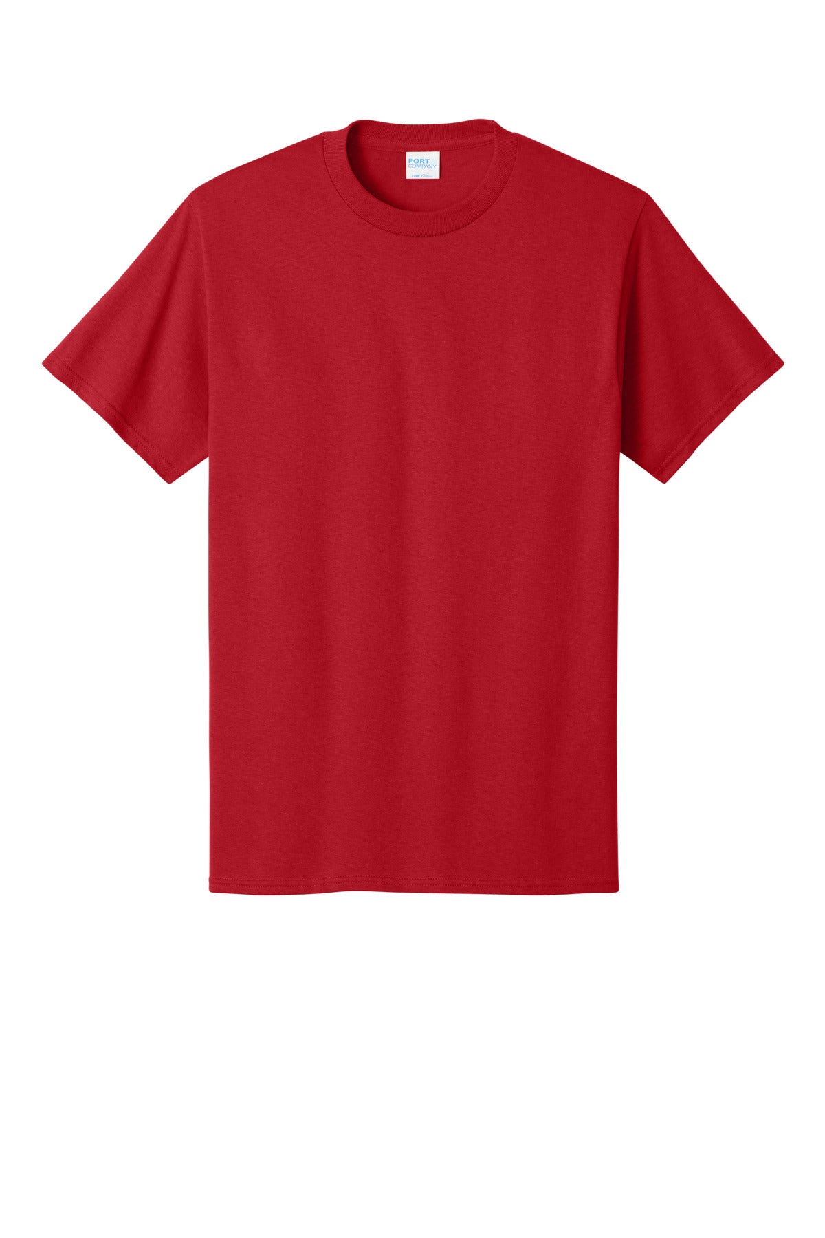 Front View of Red Port & Co Tall Core Cotton Tee PC54T