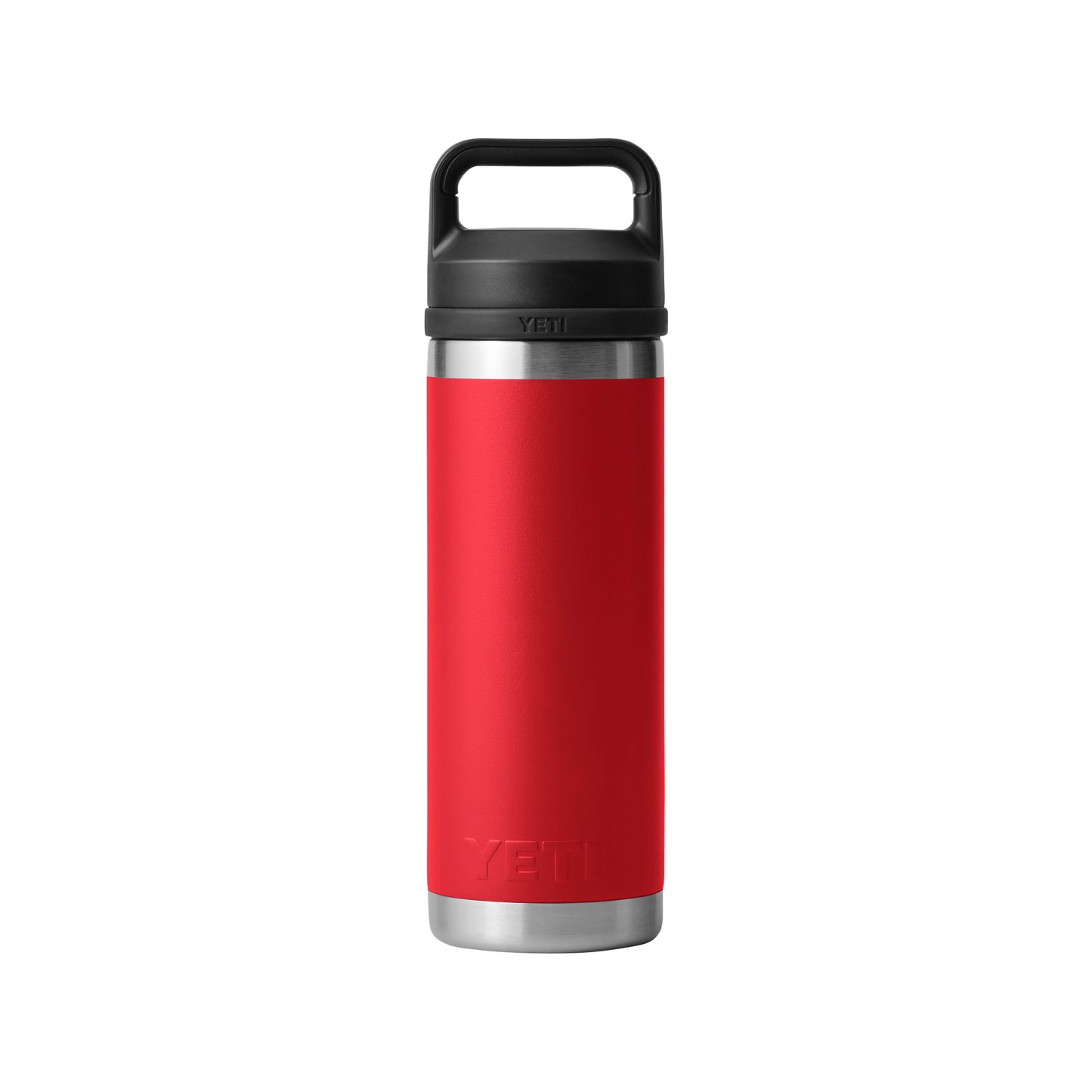 Front View of Red-Rescue Rambler® 18 oz Water Bottle with Chug Cap plain