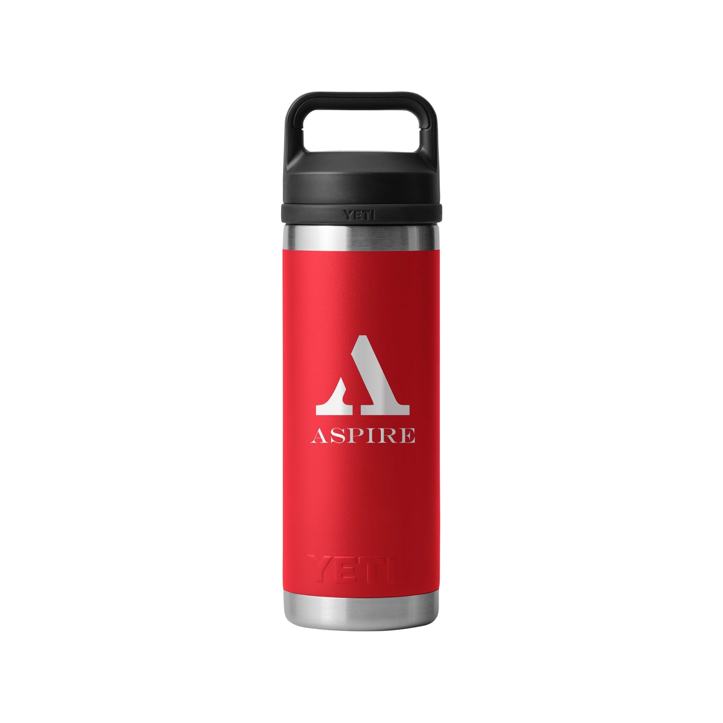 Front View of Red-Rescue Rambler® 18 oz Water Bottle with Chug Cap
