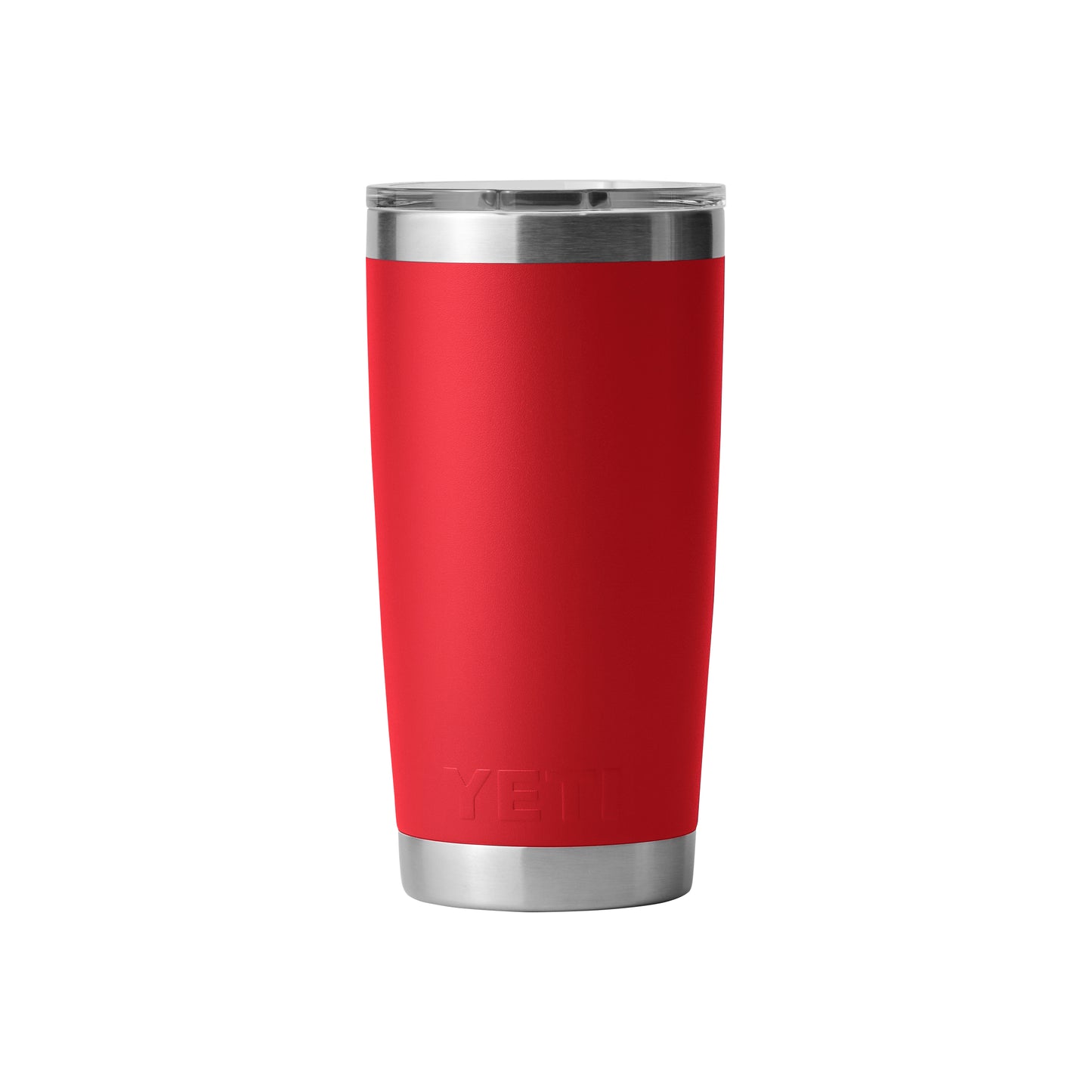 Front View of Red-Rescue Rambler® 20 oz Tumbler MagSlider™ Lid plain