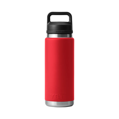 Front View of Red-Rescue Rambler® 26 oz Water Bottle with Chug Cap plain