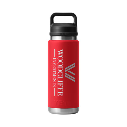 Front View of Red-Rescue Rambler® 26 oz Water Bottle with Chug Cap