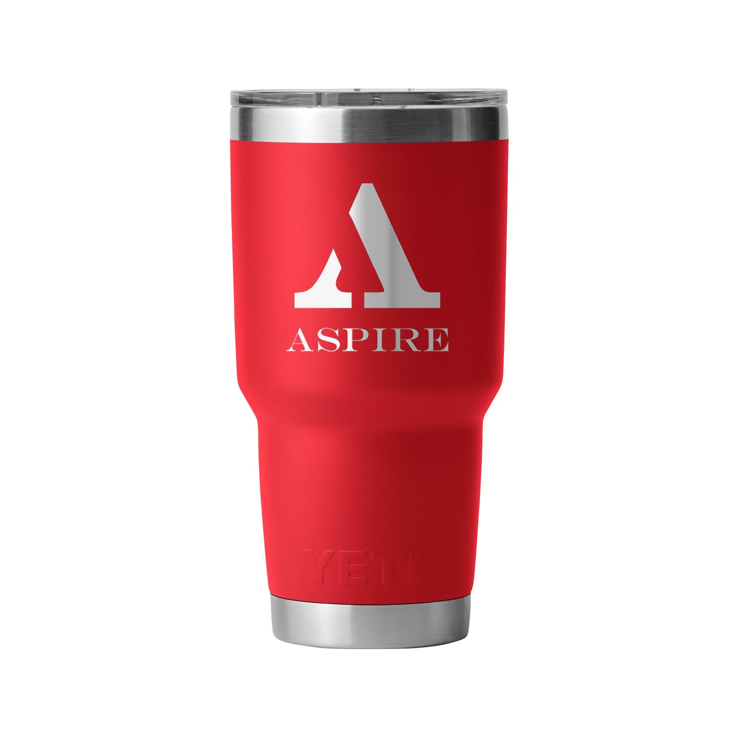 Front View of Red-Rescue Rambler® 30 oz Tumbler with MagSlider™ Lid
