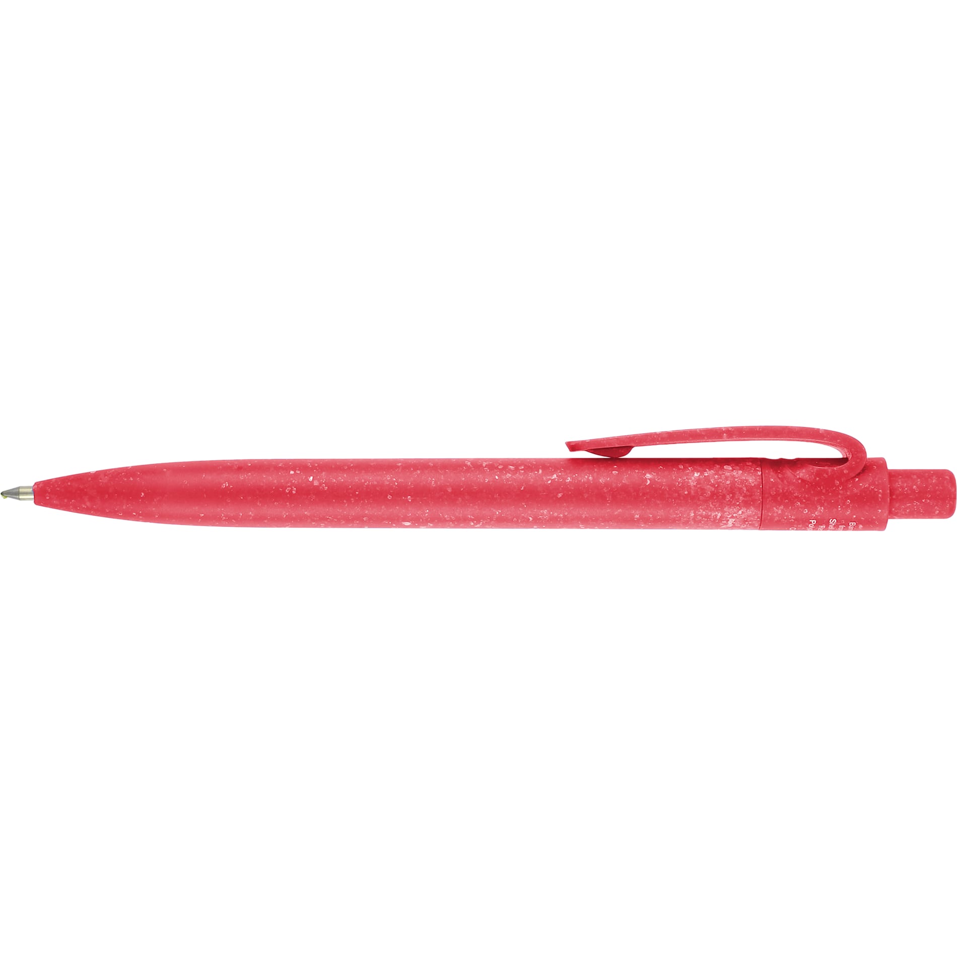 Front View of Red Shoreside Gel Pen plain