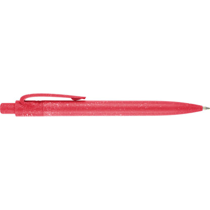 Front View of Red Shoreside Gel Pen plain