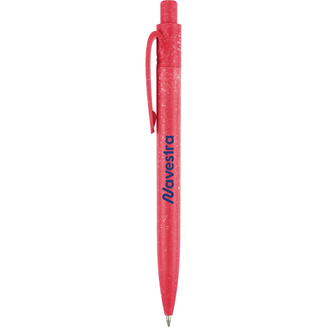 Front View of Red Shoreside Gel Pen