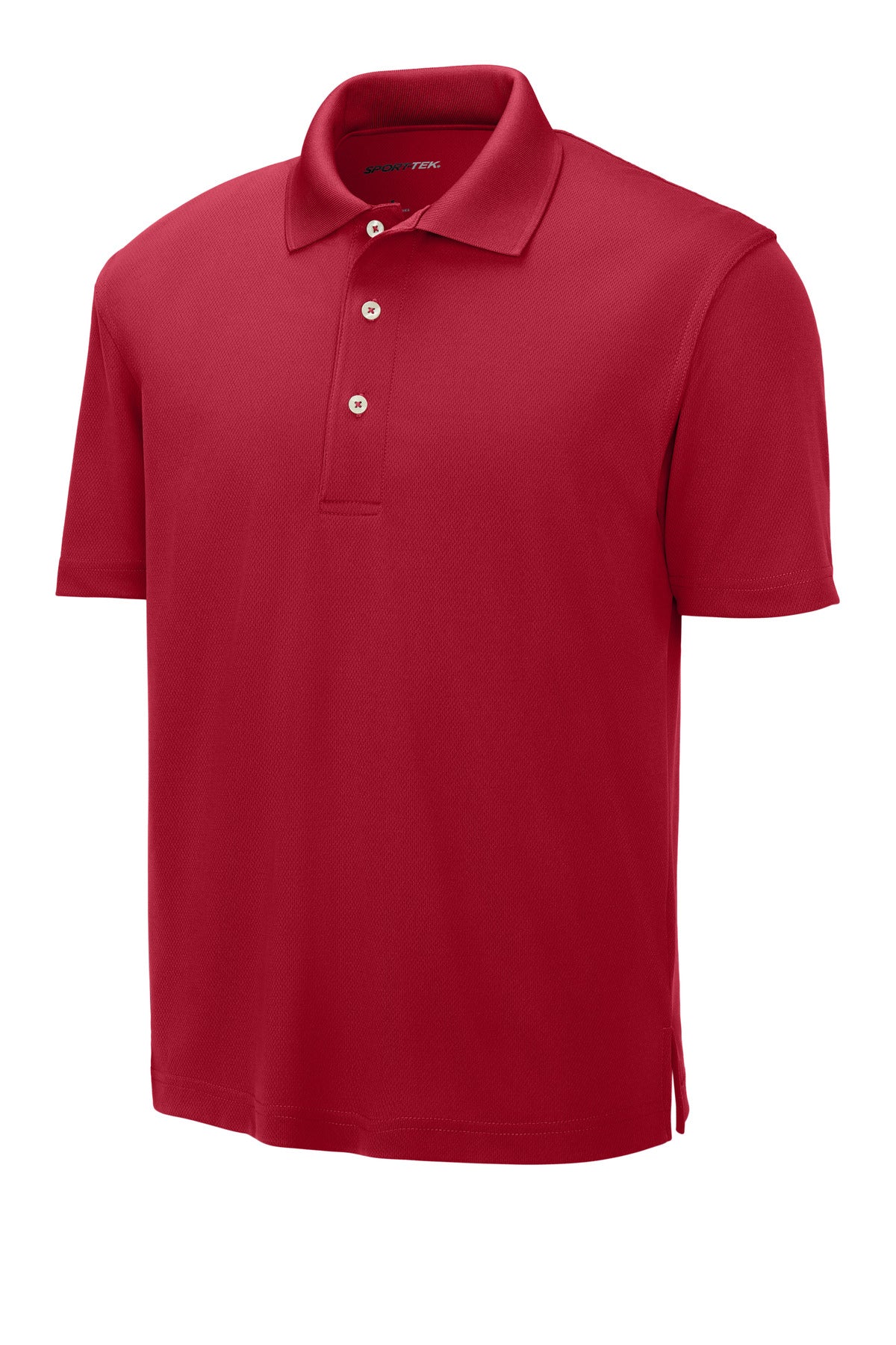 Front View of Red Sport-Tek Dri-Mesh Polo. K469