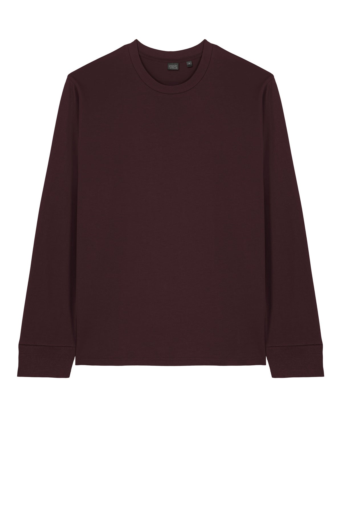 Front View of RedBrown Stanley/Stella Unisex Creator 2.0 Long Sleeve Tee SXU022