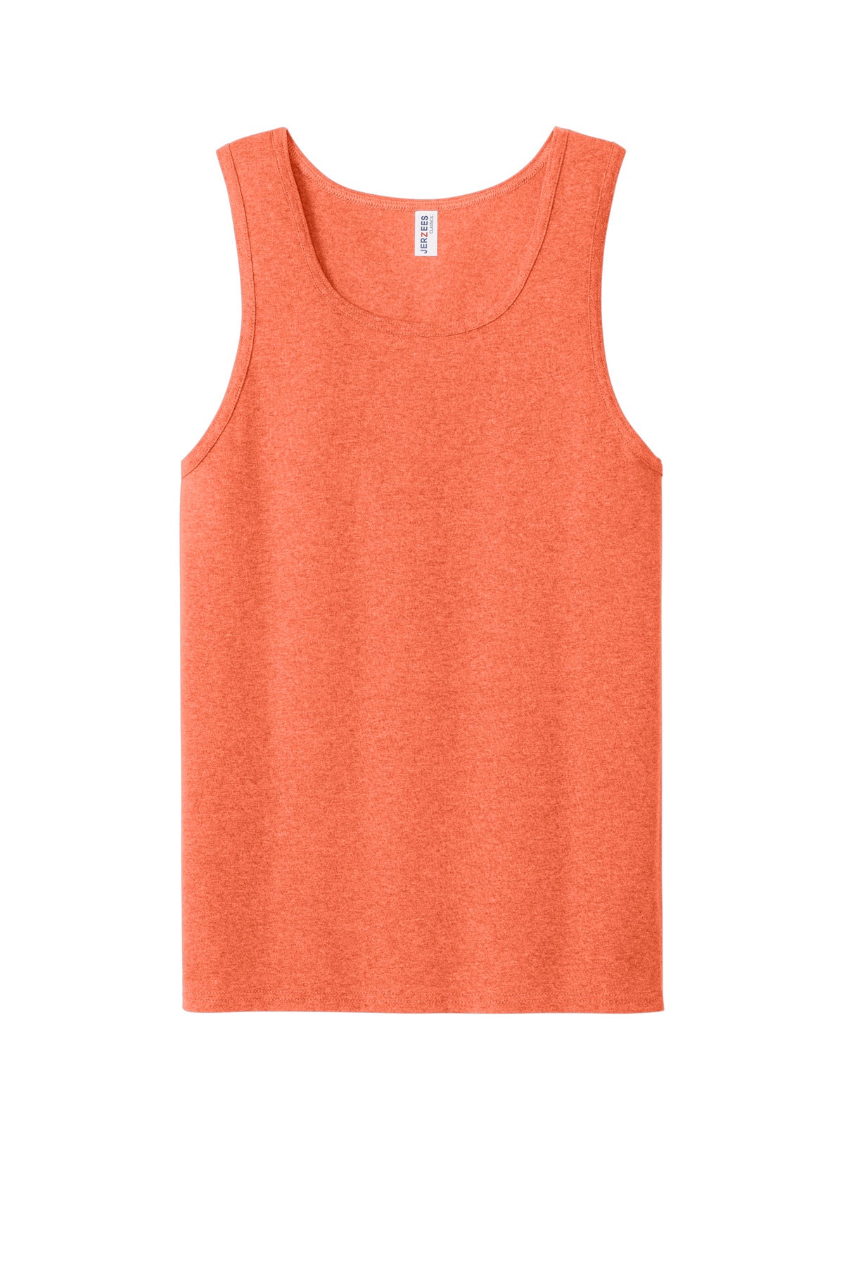 Front View of RetHtCoral Jerzees Classics Unisex Cotton Tank 363TK