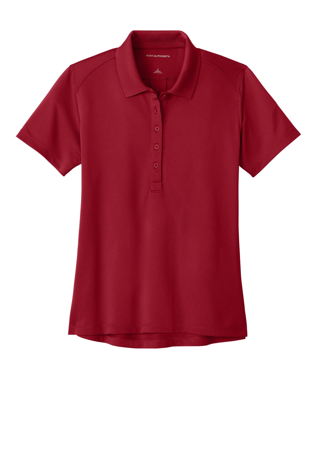Front View of RichRed Port Authority Women's Wearever Performance Pique Polo LK240