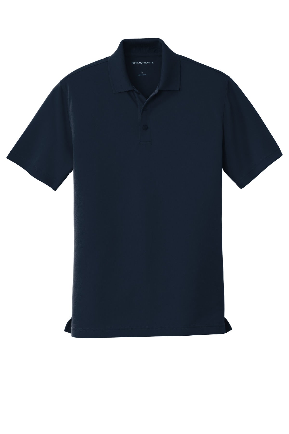 Front View of River Blue Nvy Port Authority Dry Zone UV Micro-Mesh Polo. K110
