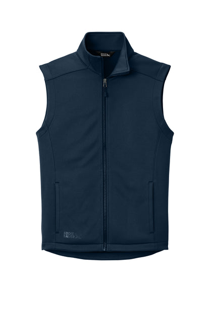 Front View of RiverBlNv Eddie Bauer Smooth Mid Layer Fleece Vest EB2560