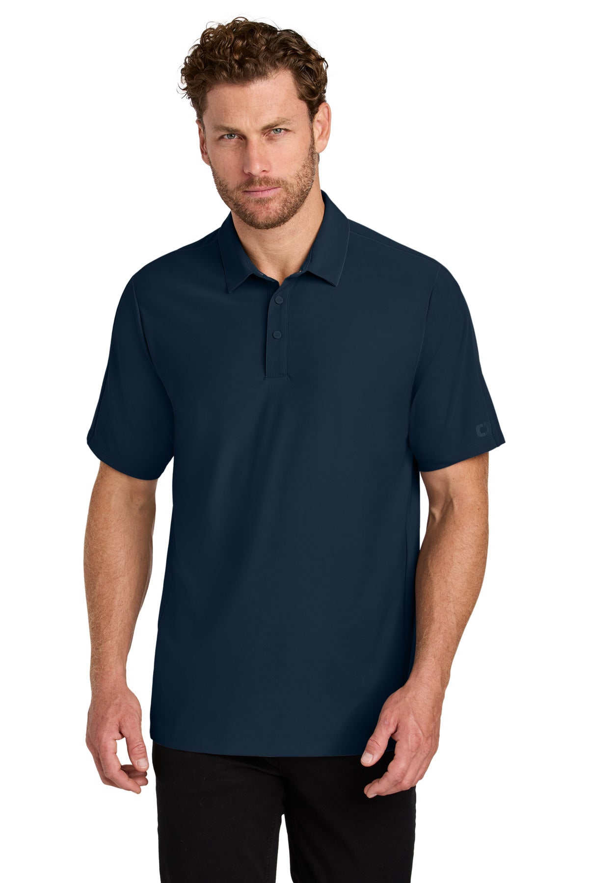 Front View of RiverBlNv OGIO Envision Polo OG154