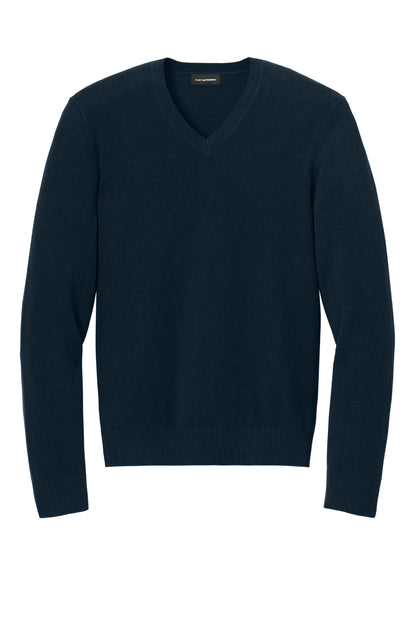 Front View of RiverBlNv Port Authority Easy Care V-Neck Sweater SW2850