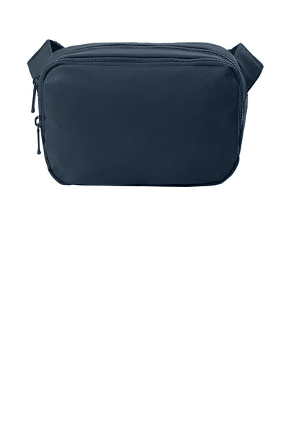 Front View of RiverBlNv Port Authority Matte Dual-Compartment Crossbody BG938