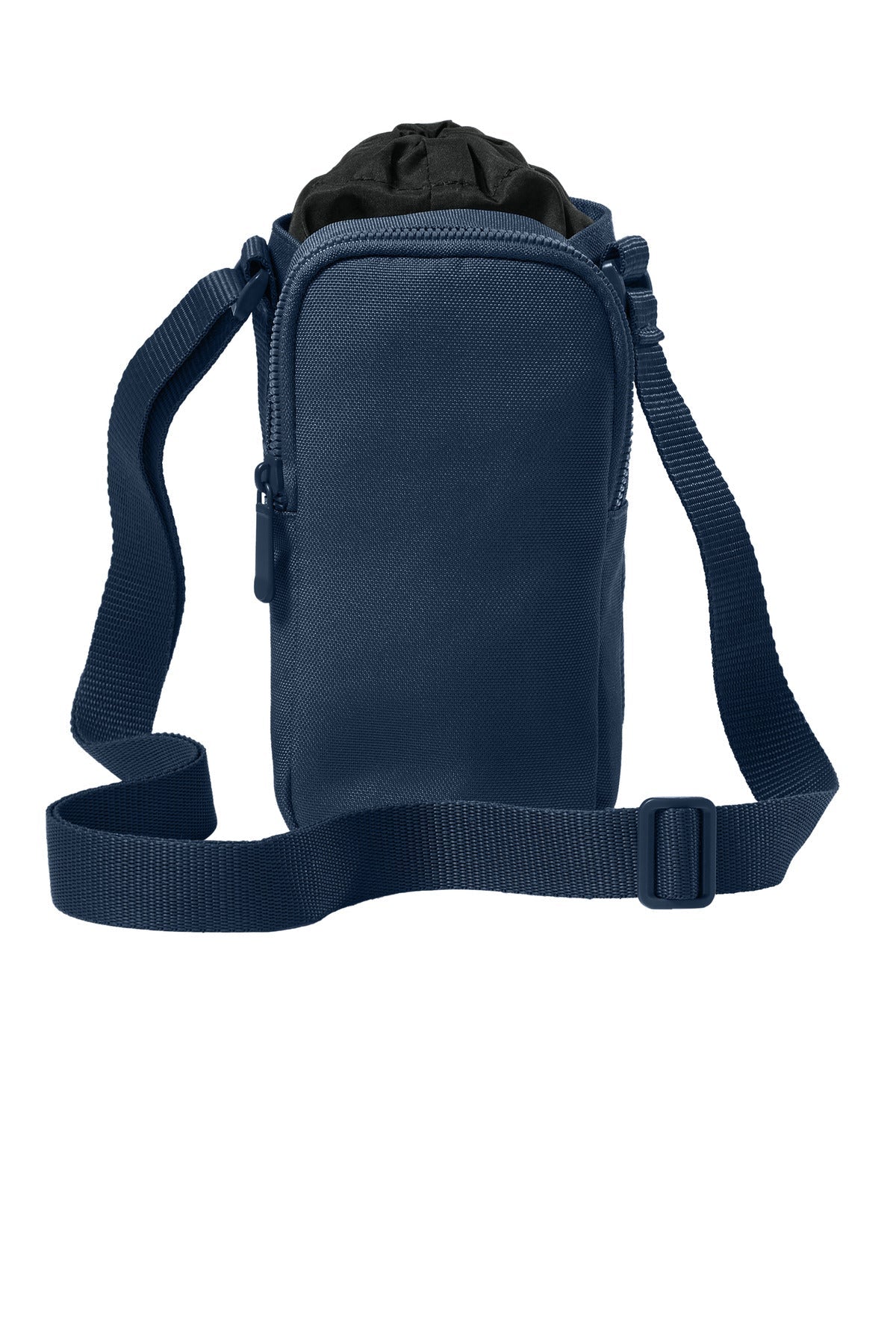 Front View of RiverBlNv Port Authority Matte Oxford Hydration Crossbody BG941