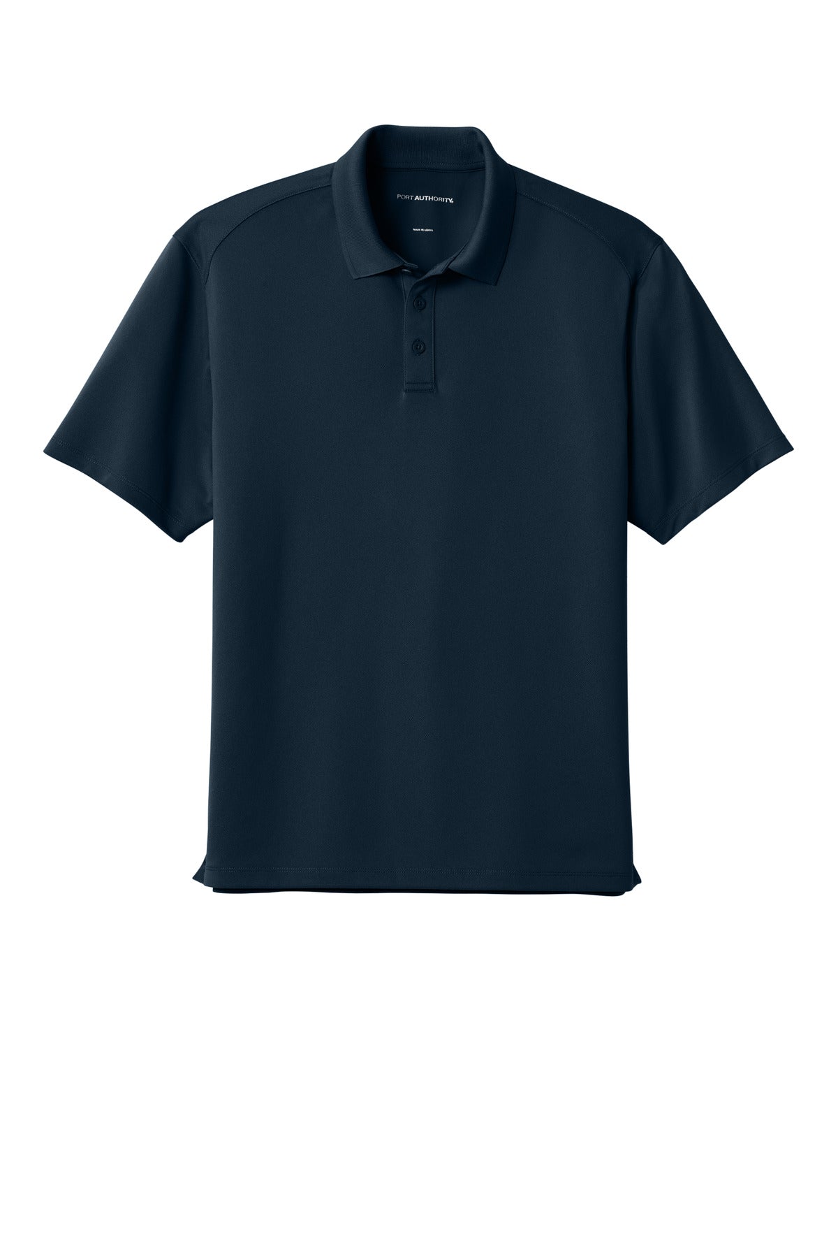 Front View of RiverBlNv Port Authority Tall Wearever Performance Pique Polo TLK240
