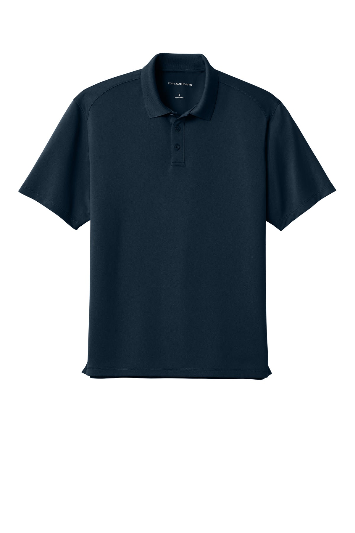 Front View of RiverBlNv Port Authority Wearever Performance Pique Polo K240