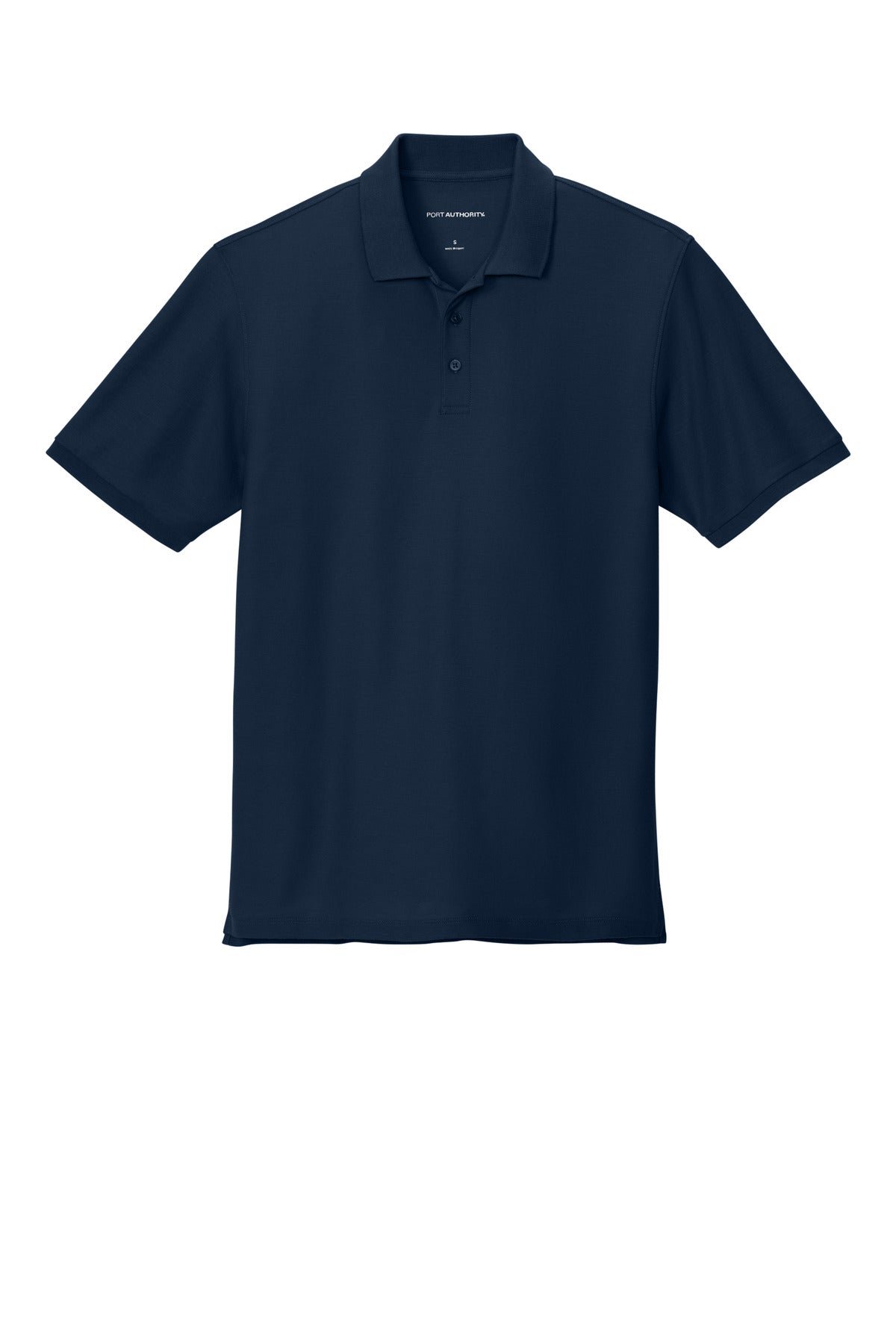 Front View of RiverBlNv Port Authority Wearever Signature Pique Polo K200