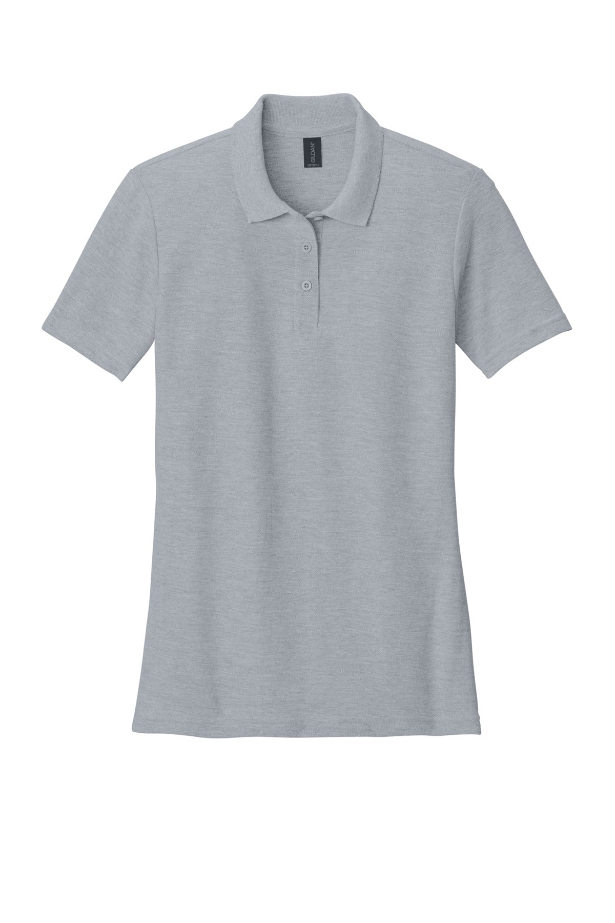 Front View of RngSpunSpG Gildan Softstyle Women's Pique Polo 64800L