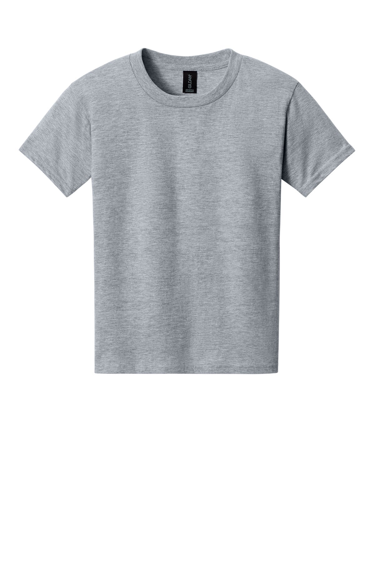 Front View of RngSpunSpG Gildan Youth Softstyle Midweight Tee 65000B