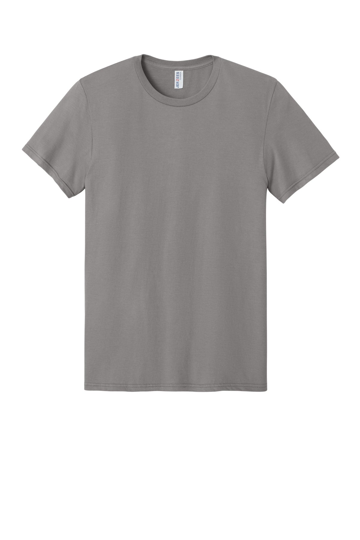 Front View of Rock Jerzees Classics Unisex Cotton T-Shirt 363M