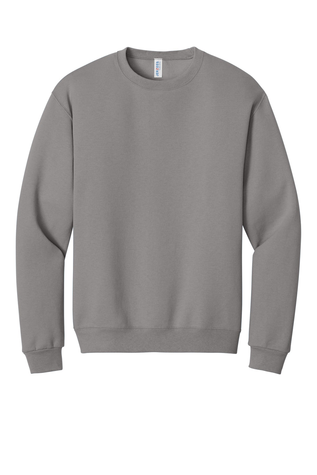 Front View of Rock Jerzees - NuBlend Crewneck Sweatshirt. 562M