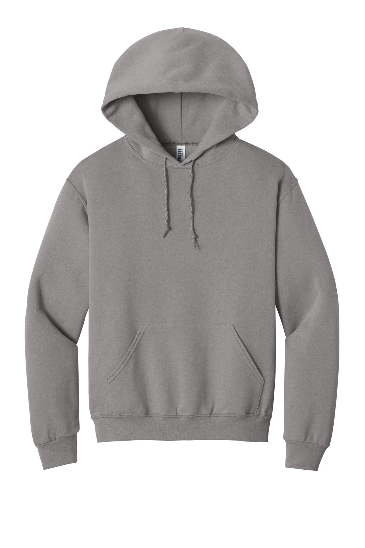 Front View of Rock Jerzees NuBlend Pullover Hooded Sweatshirt. 996M