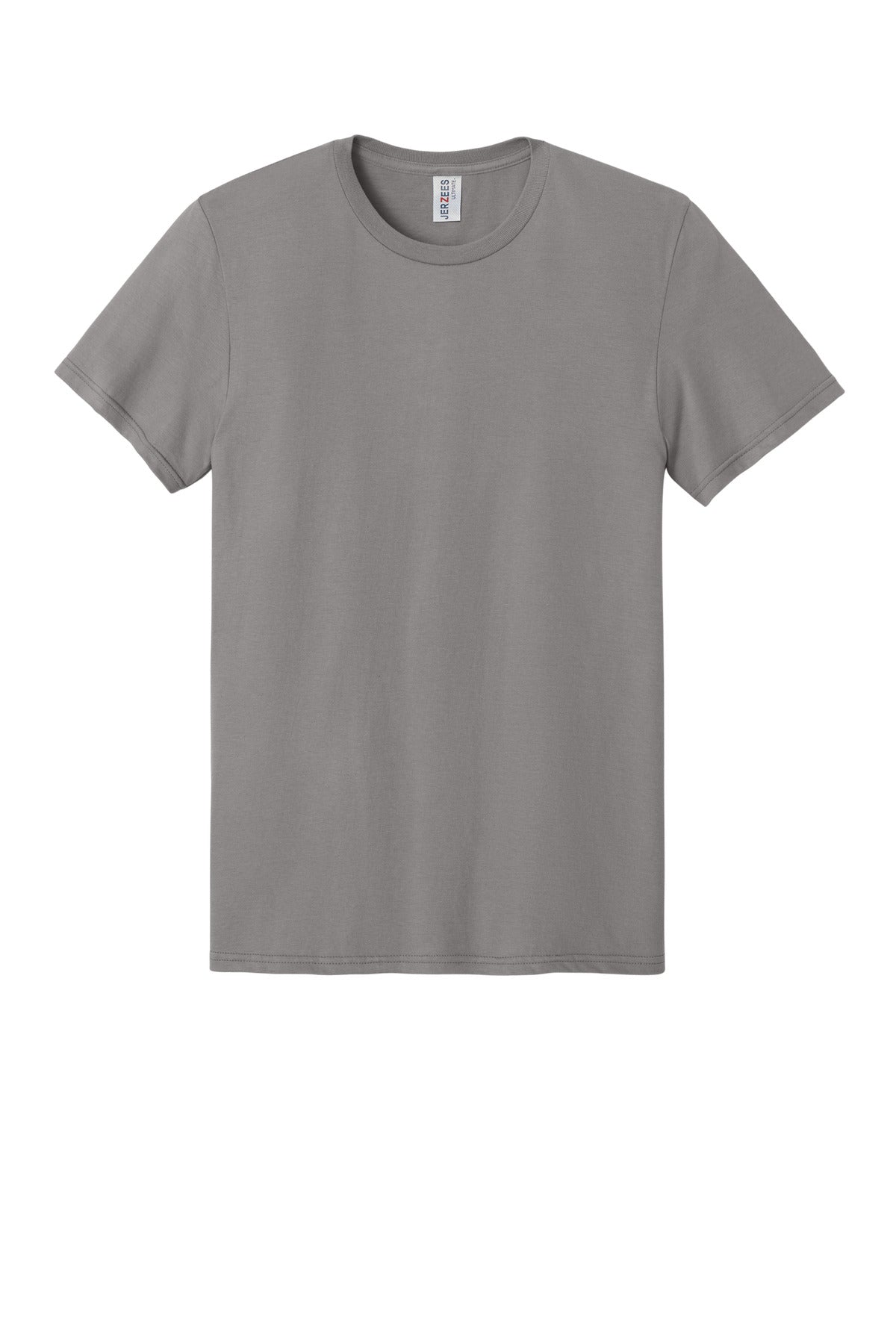 Front View of Rock Jerzees Ultimate Unisex Ring Spun T-Shirt IC46M