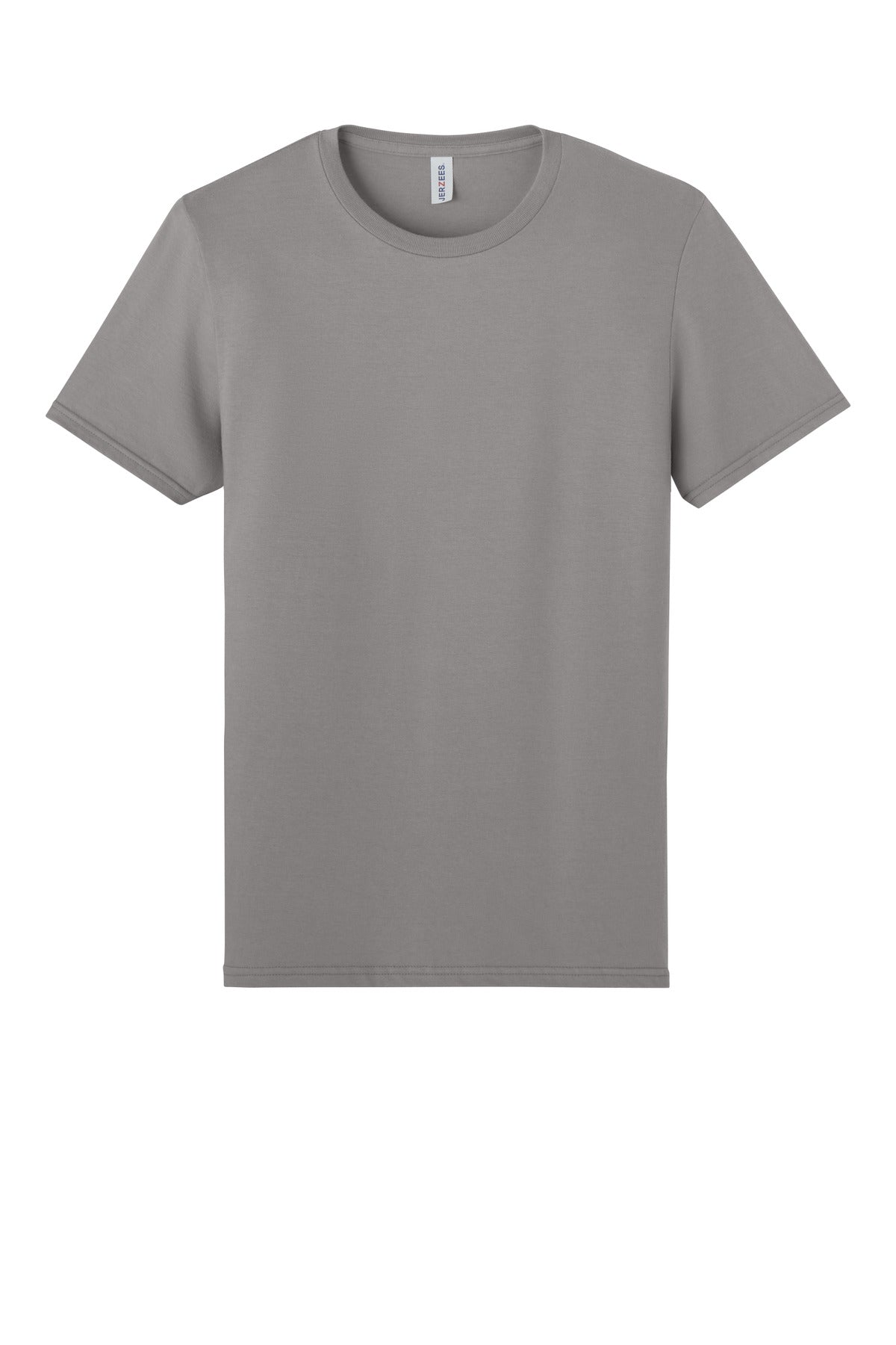 Front View of Rock Jerzees Unisex Premium Combed Ring Spun Cotton Tee 570M
