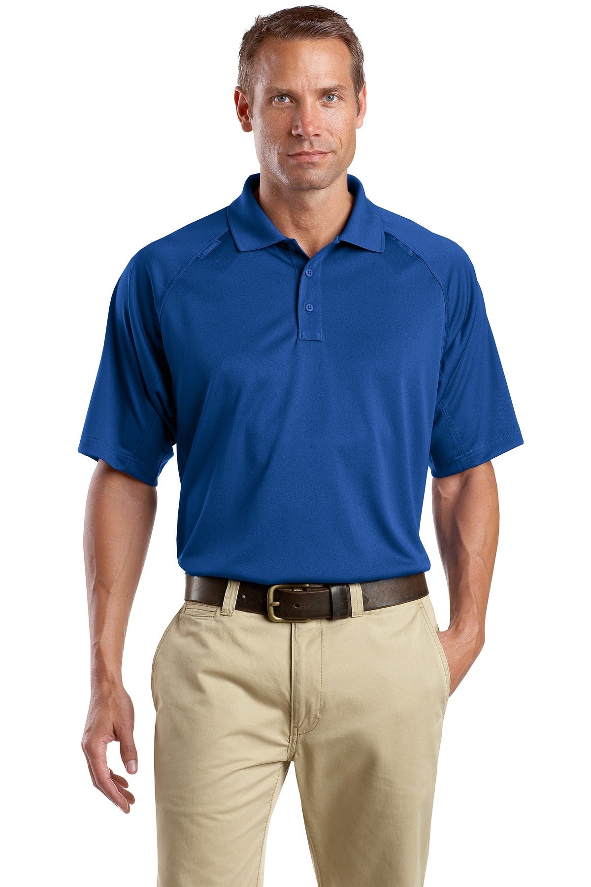Front View of Royal CornerStone - Select Snag-Proof Tactical Polo. CS410
