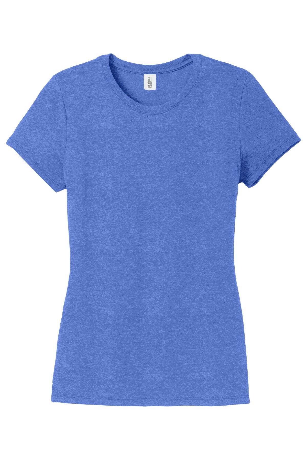 Front View of Royal Frost District Women's Perfect Tri Tee. DM130L