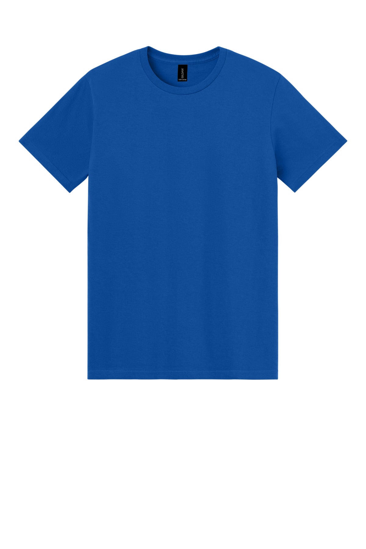Front View of Royal Gildan Light Cotton Tee 3000