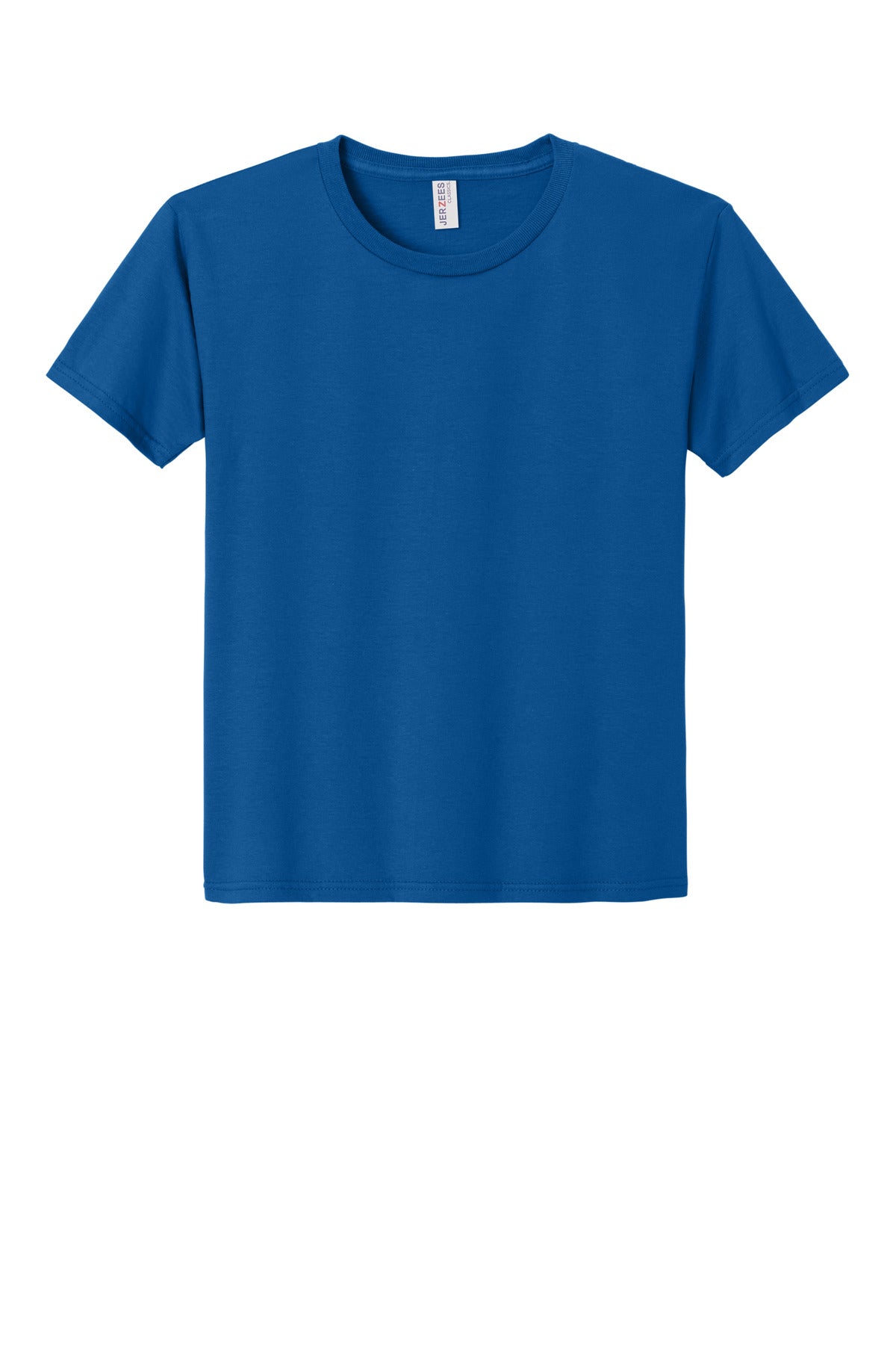 Front View of Royal Jerzees Classics Youth Cotton T-Shirt 363Y