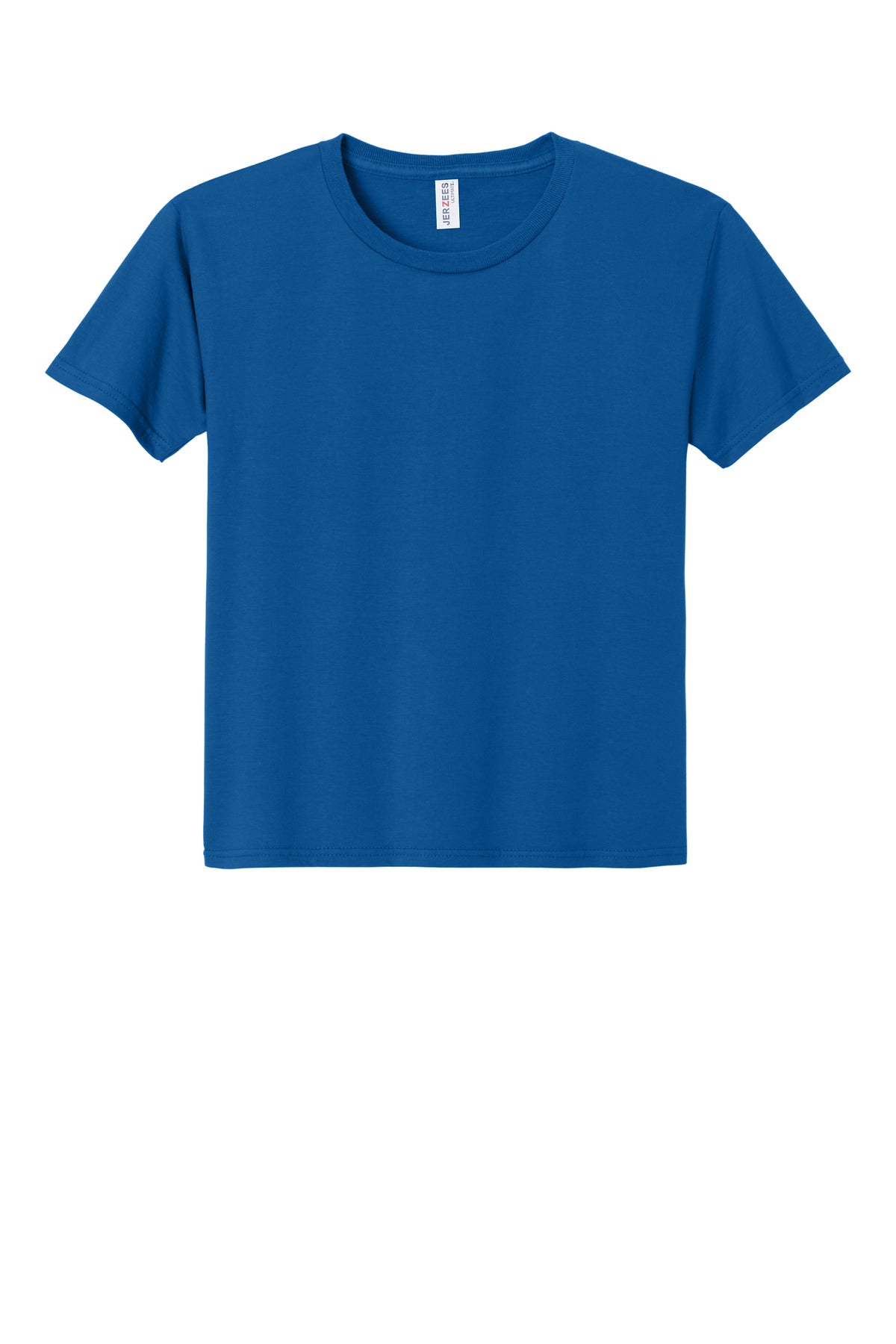 Front View of Royal Jerzees Ultimate Youth Ring Spun T-Shirt IC46B