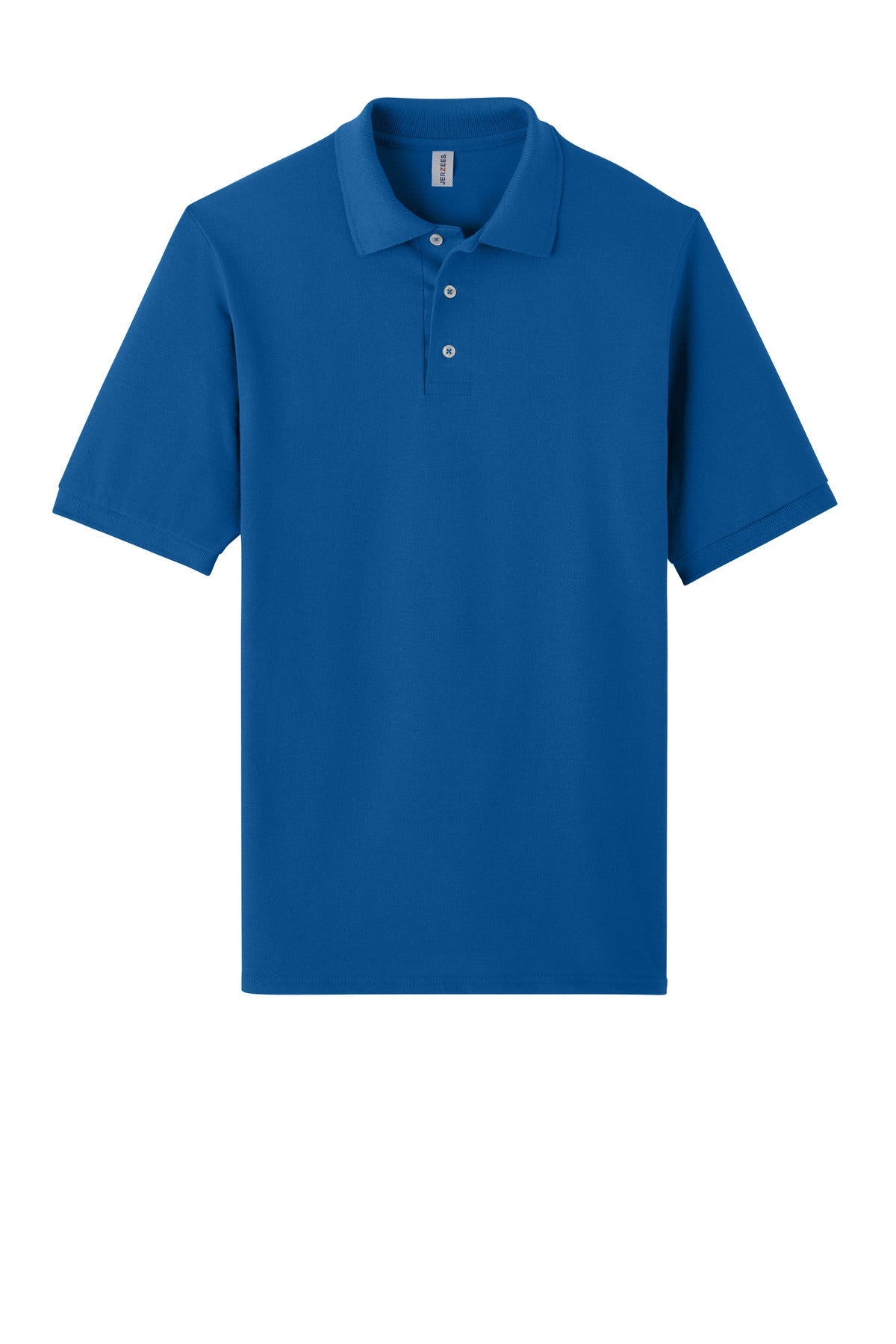 Front View of Royal Jerzees Unisex Premium Ring Spun Cotton Pique Sport Shirt 443M
