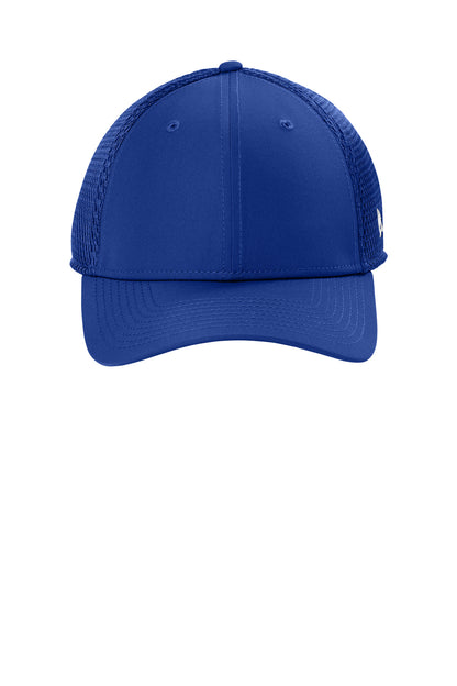 Front View of Royal New Era 39THIRTY Performance Stretch Mesh Cap NE1130
