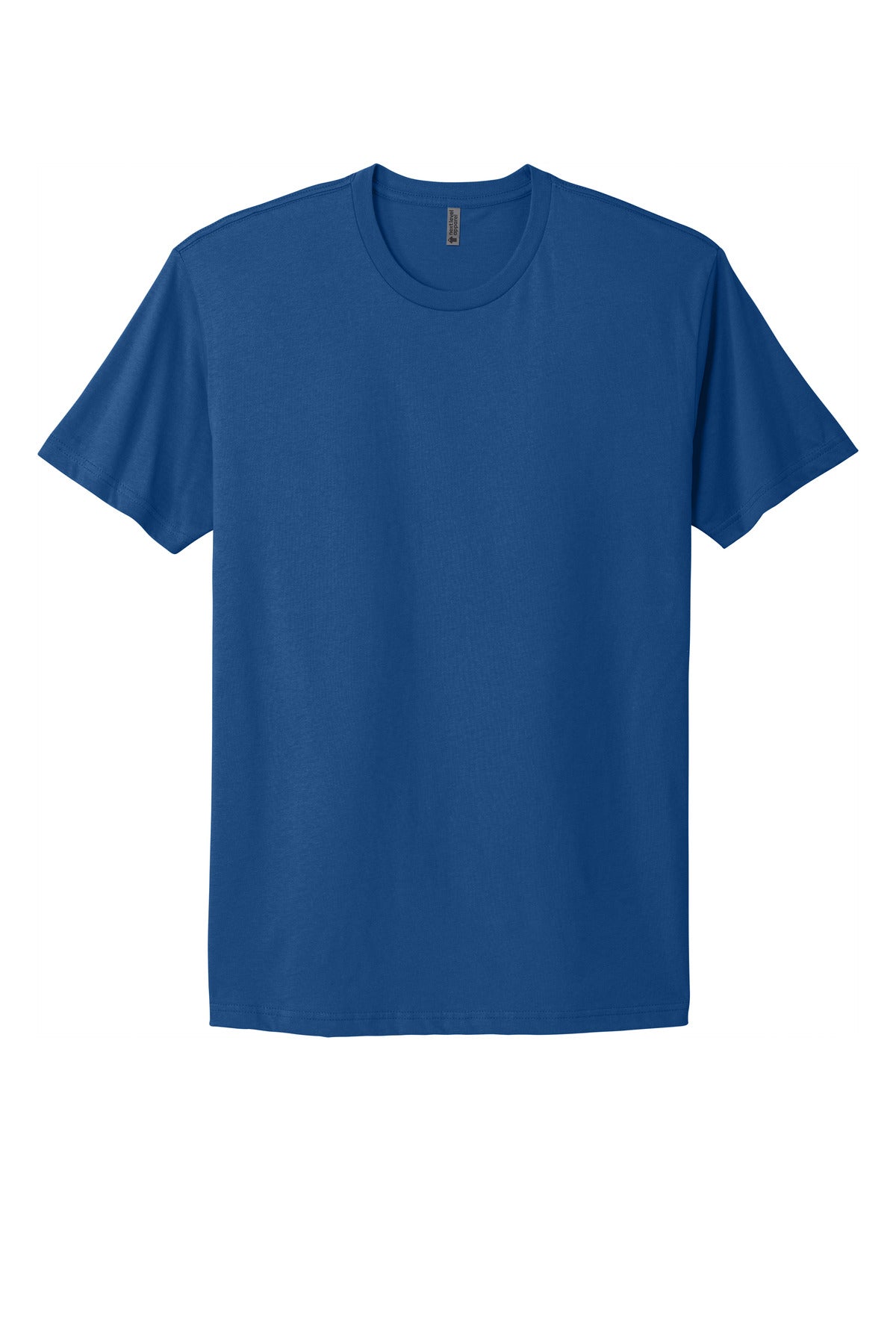 Front View of Royal Next Level Apparel Adult Cotton Tee. NL3600