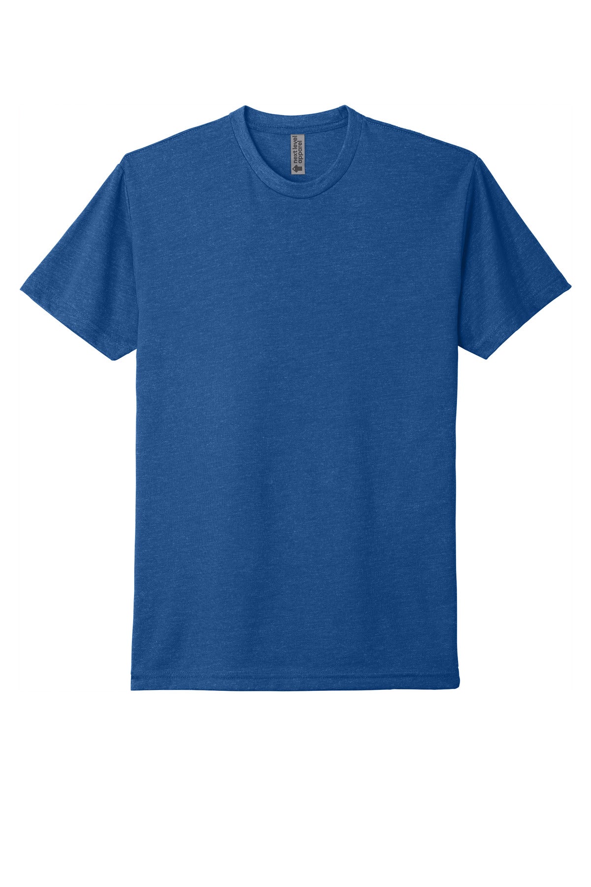 Front View of Royal Next Level Apparel Adult CVC Tee. NL6210