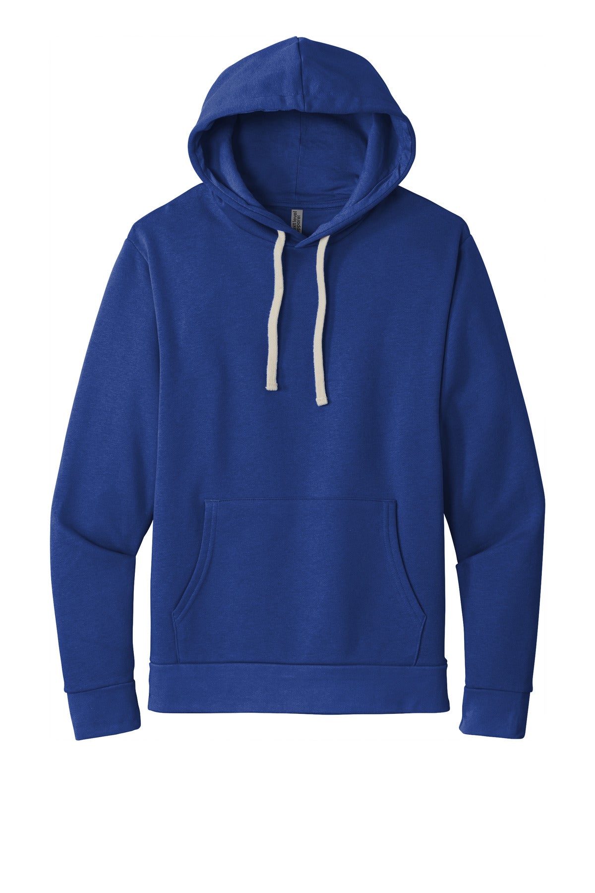 Front View of Royal Next Level Apparel Adult Santa Barbara Pullover Hoodie. NL9303