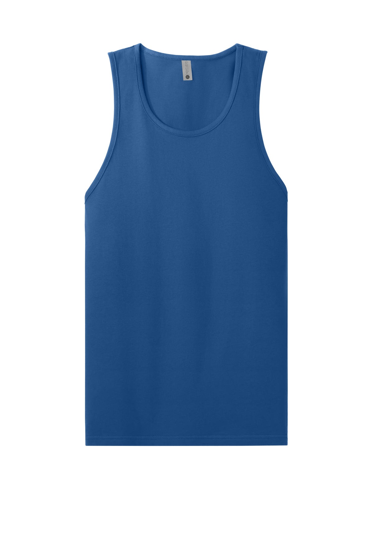 Front View of Royal Next Level Apparel Cotton Muscle Tank NL3633