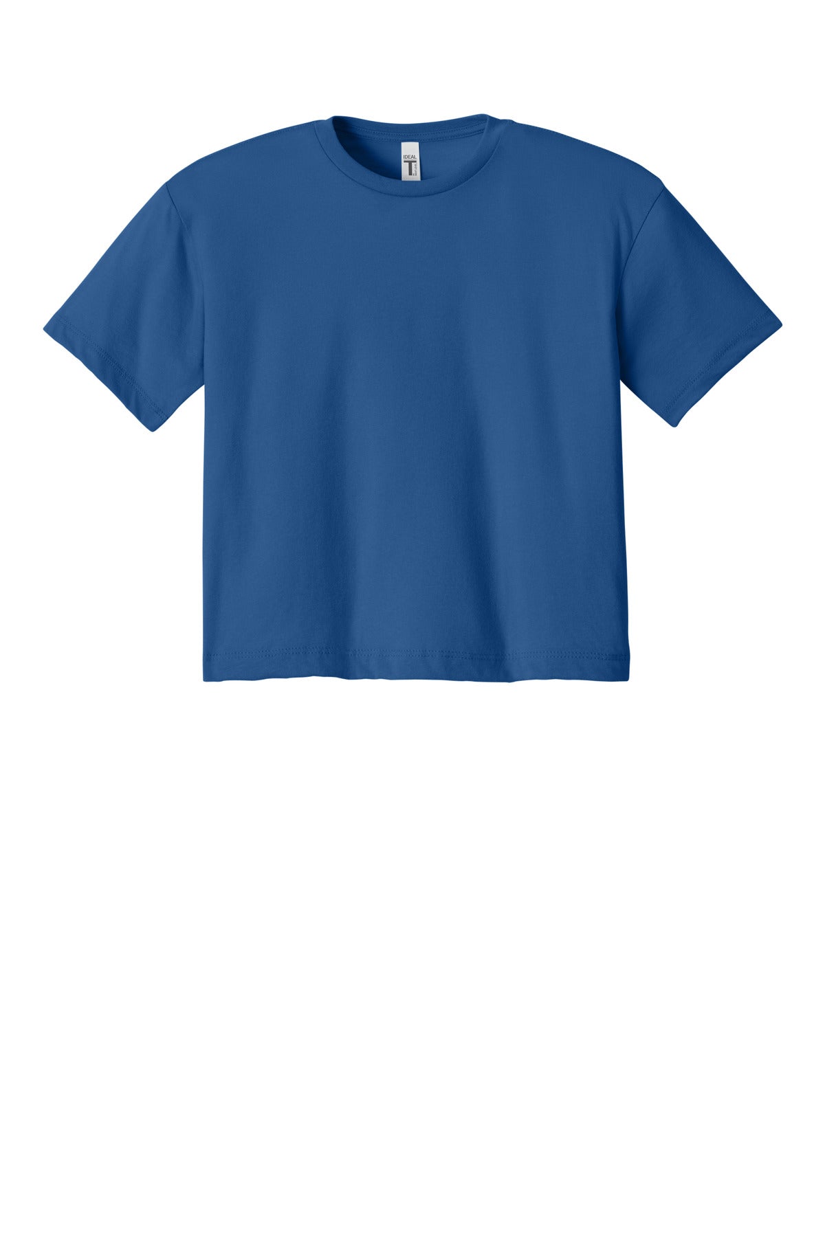 Front View of Royal Next Level Apparel Women's Ideal Crop Top NL1580