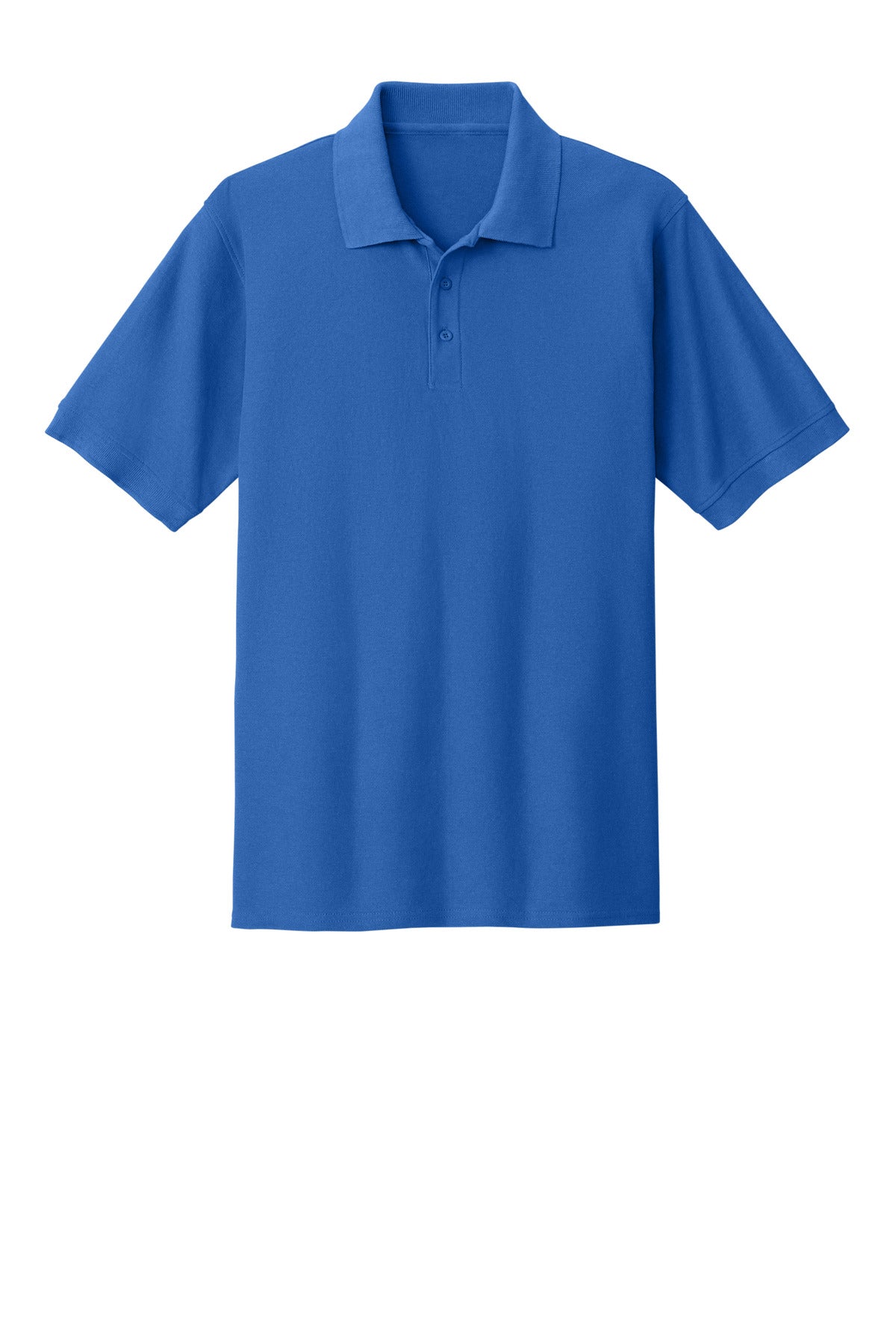 Front View of Royal Port & Co Core Blend Pique Polo. KP155