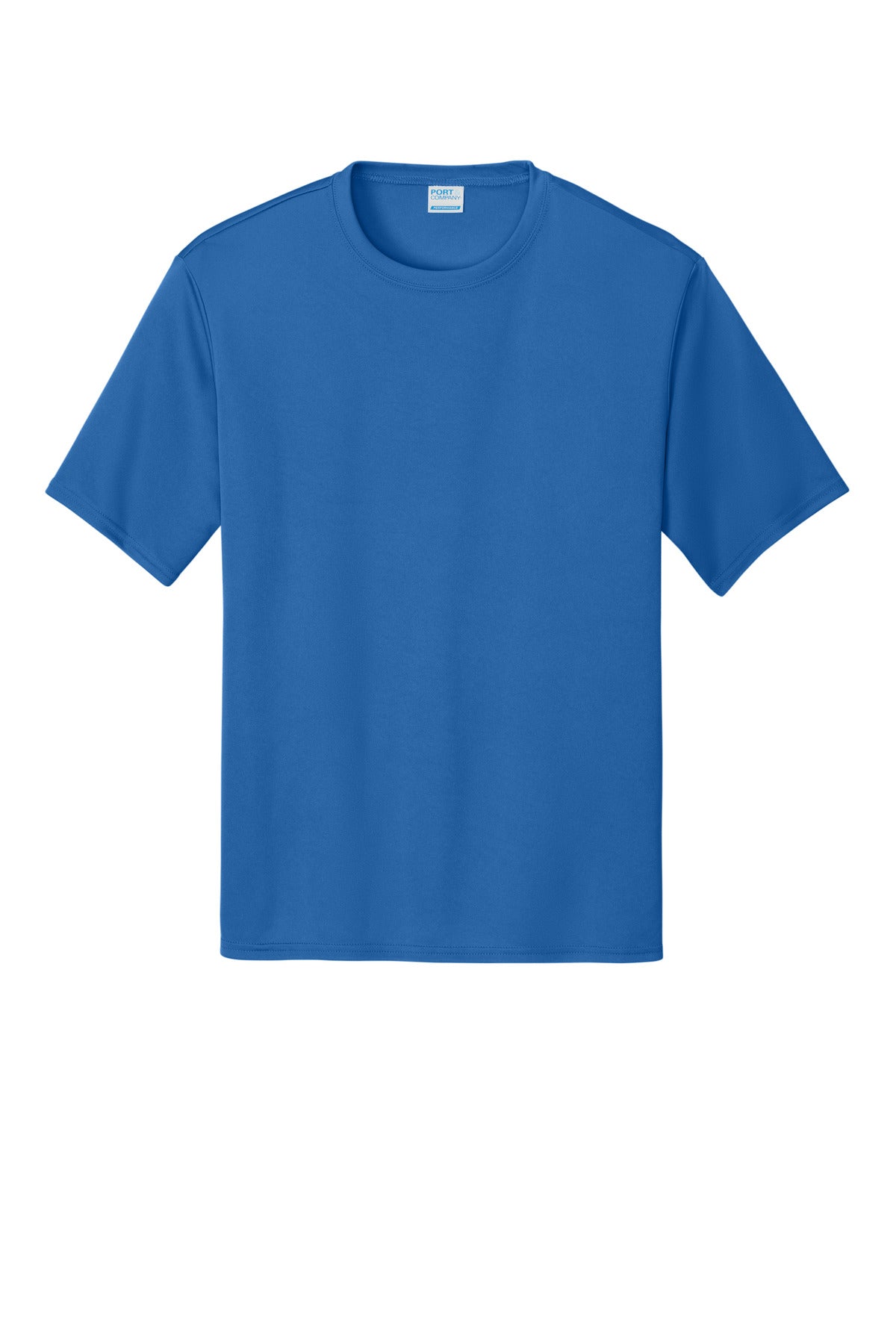 Front View of Royal Port & Co Performance Tee. PC380