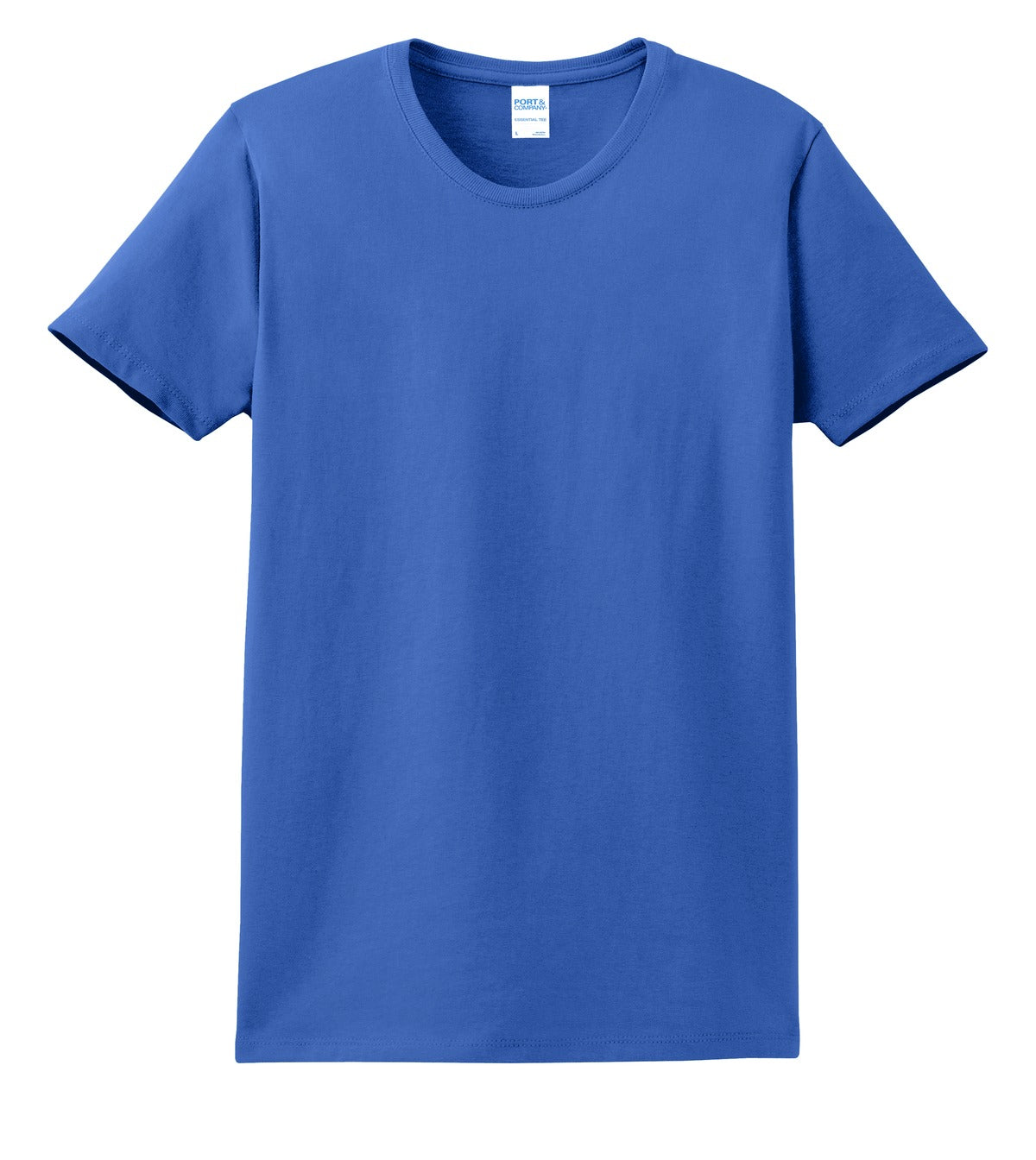 Front View of Royal Port & Co Women's Essential Tee. LPC61